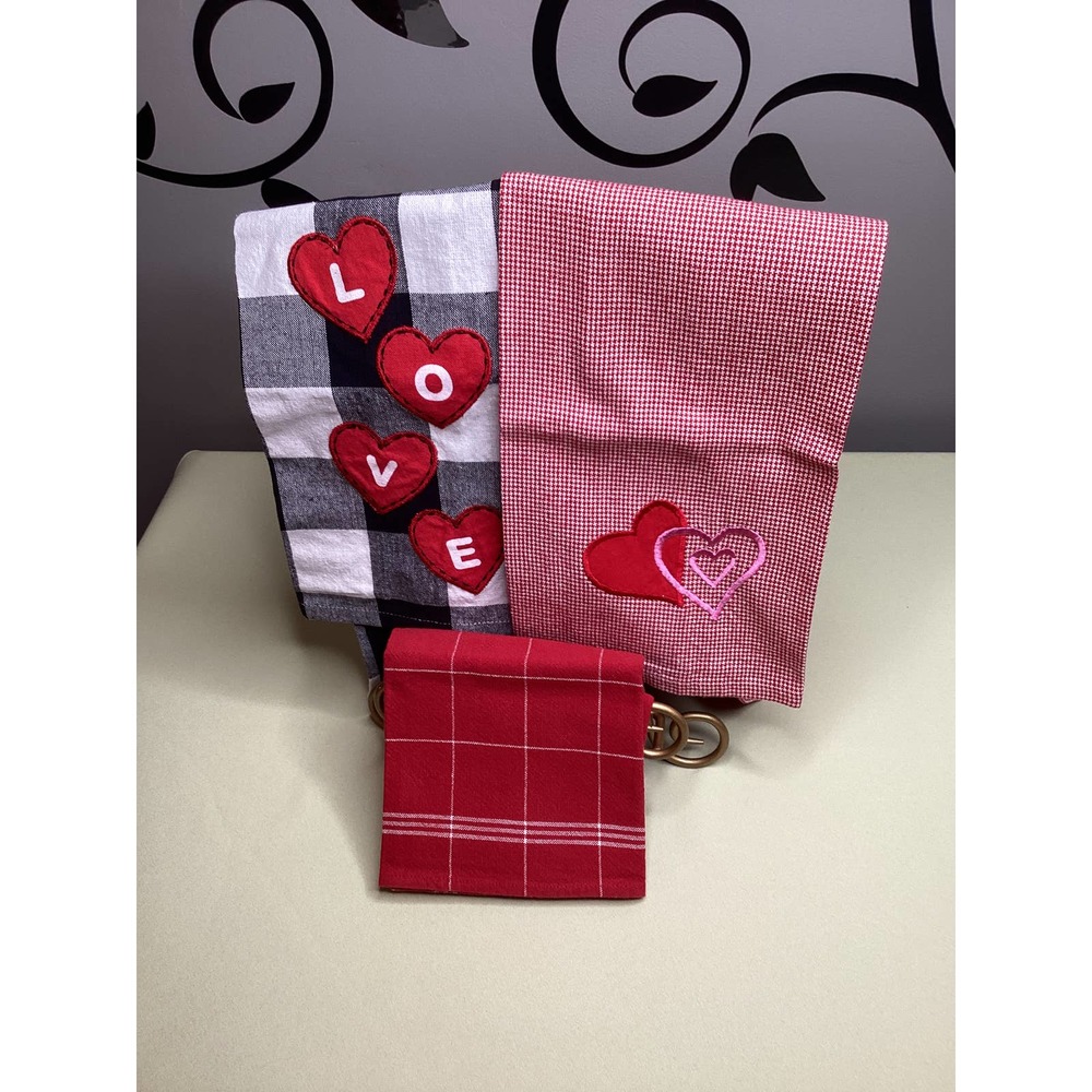 Three kitchen towels